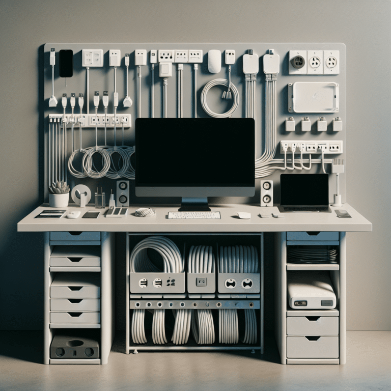 Minimalist Cable Management Solutions