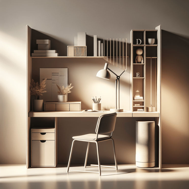 Minimal Desk Designs for Compact Spaces
