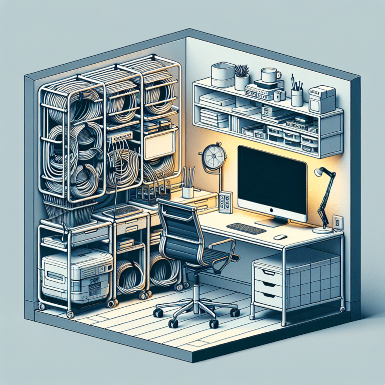 Optimizing Cable Management in Compact Apartment Offices