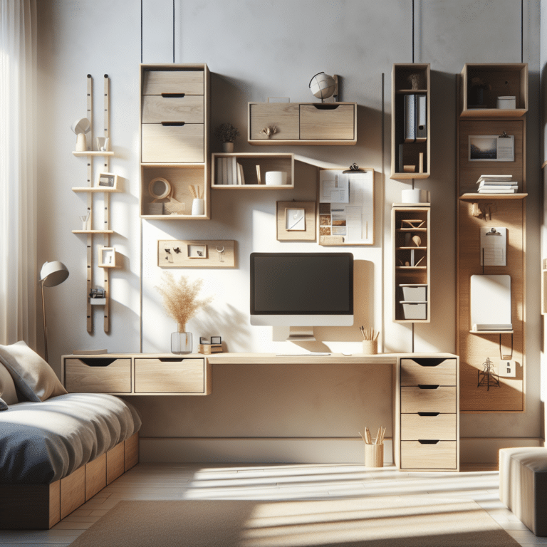 Wall-Mounted Desks for Small Spaces