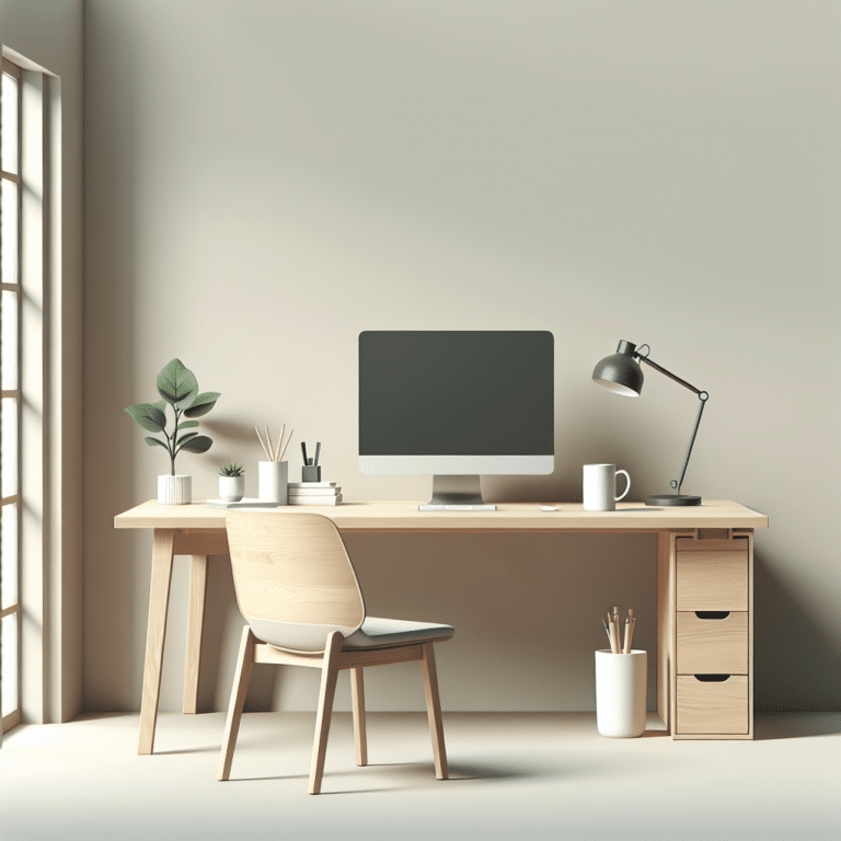 Minimalist Desk Setup for Efficiency