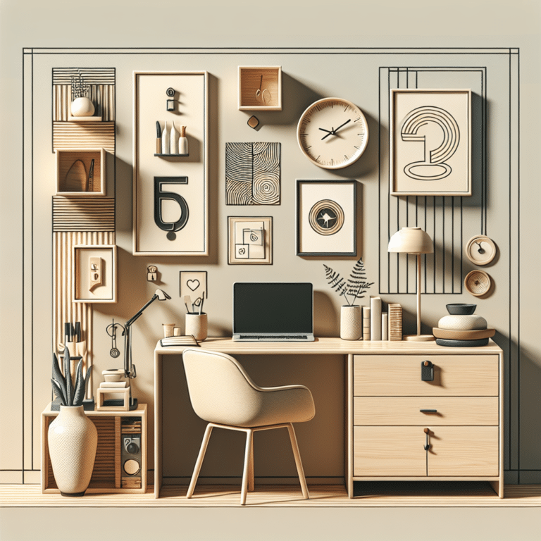 Decorating a Home Office Without Nails