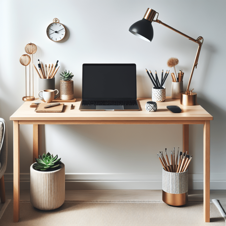 Minimal Desk Designs for Compact Spaces