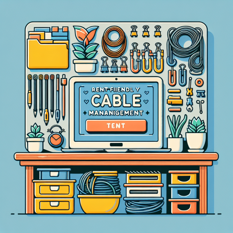 Rent-Friendly Cable Management Tips