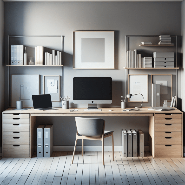 Minimalist Home Office Organization