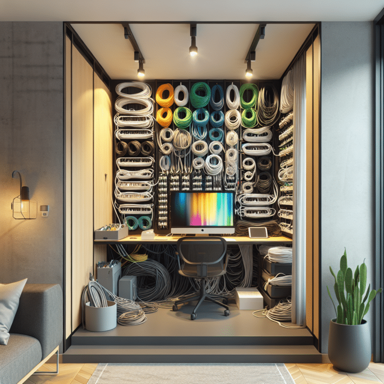 Tidy Cable Ideas for Small Apartments
