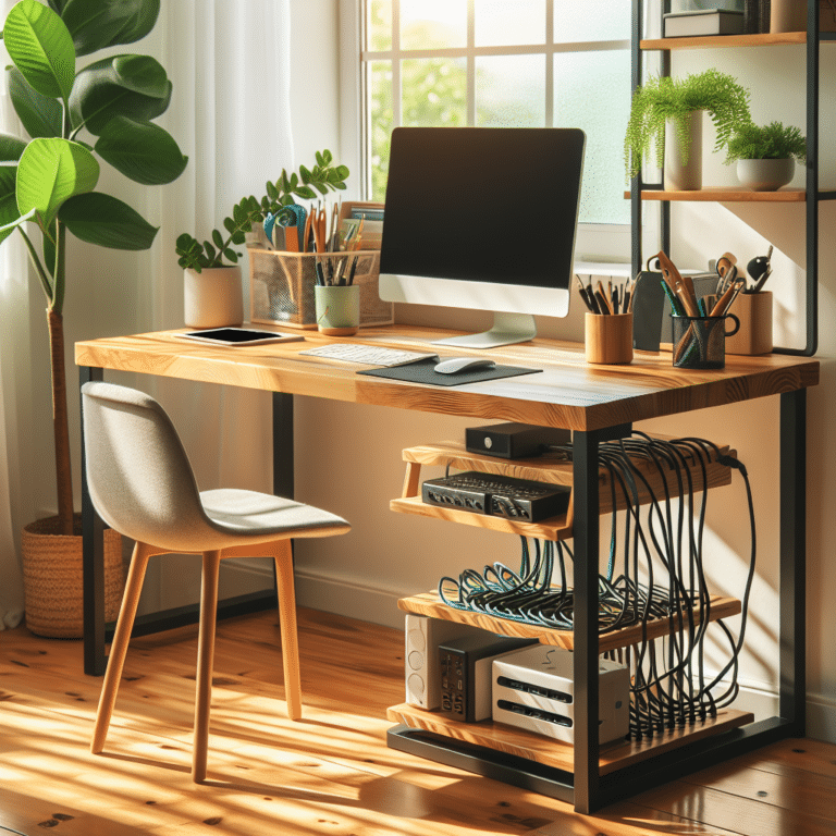 Desk Cable Organizer for Small Home Offices