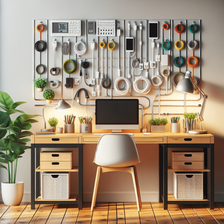 Easy Wire Organization Ideas for Your Home Office