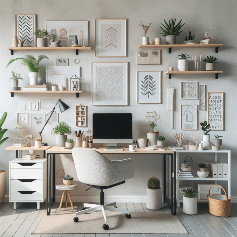 DIY Home Office Decor for Renters