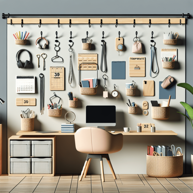 Temporary Wall Hooks for Office Setup