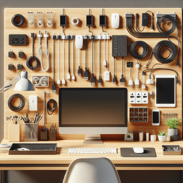 Cord Clips and Trays for Office Desks